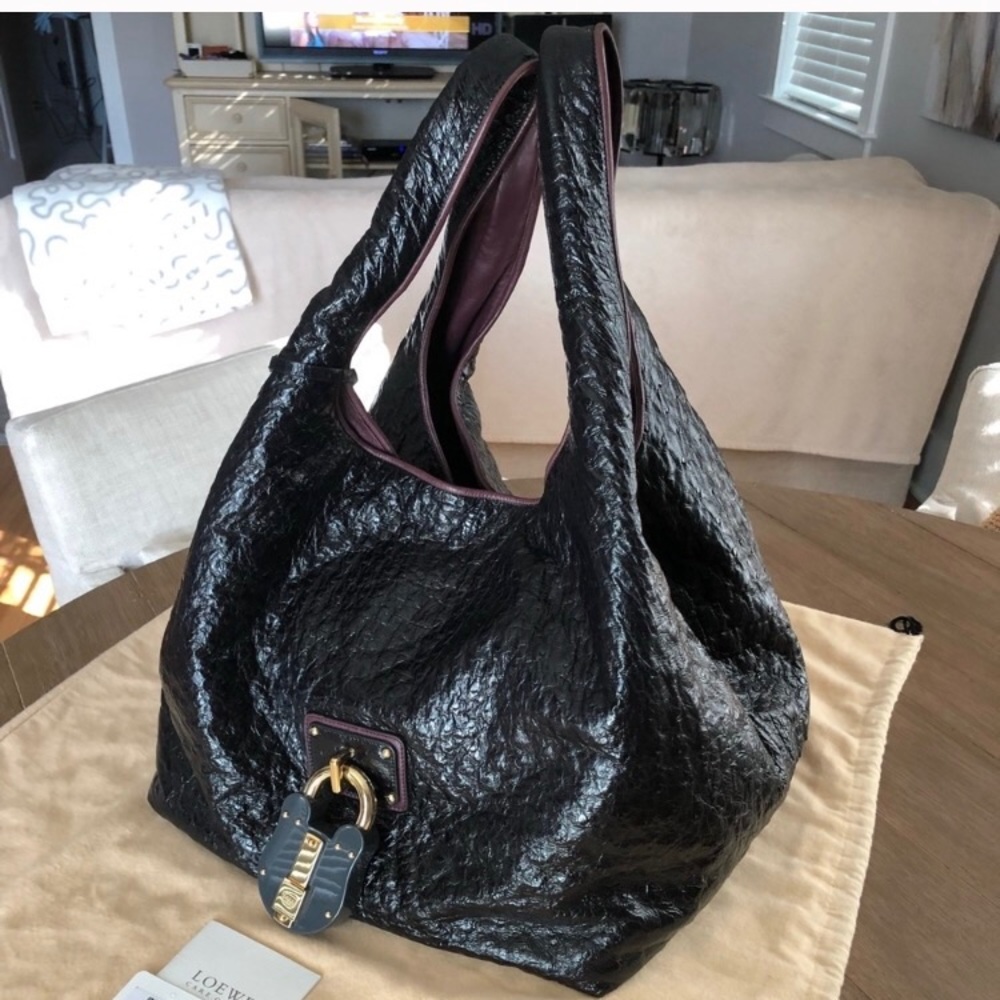 Authentic Loewe Bolso Calle Grand Marino Bag